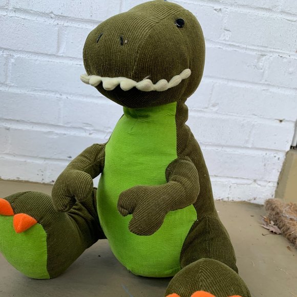 Gund Dinosaurs T-Rex 6" Corduroy  Plush Stuffed Animal Toy Green - Picture 1 of 2